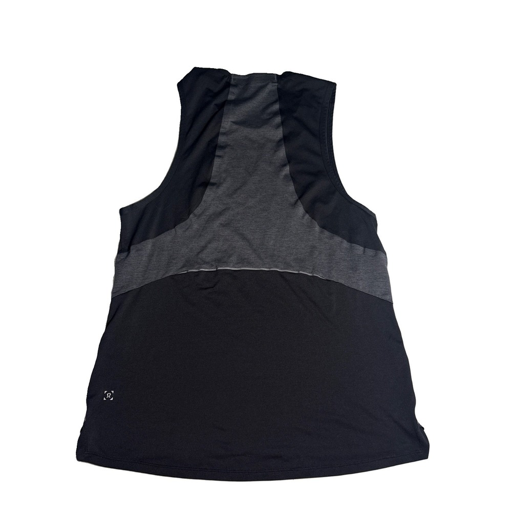 Lululemon Peloton Metal Vent Tech Tank Top Mens Medium Black Sleeveless Running